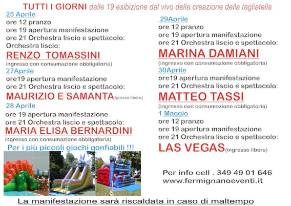 Sagra della tagliatella 2017